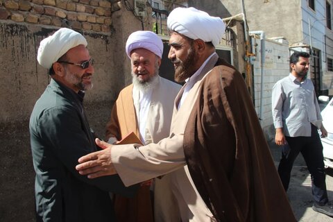 تصاویر / دیدار مدیر حوزه علمیه استان قزوین با روحانیون