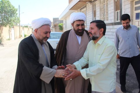 تصاویر / دیدار مدیر حوزه علمیه استان قزوین با روحانیون