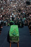 تصاویر/ تشییع نمادین تابوت امام جواد (ع) در کاظمین
