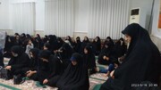 تصاویر/ برگزاری مراسم شهادت امام جواد(ع) در مدرسه علمیه خواهران خورموج