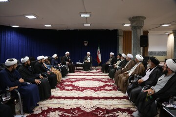 تصاویر/ دیدار مدیرکل تبلیغات اسلامی استان قم با آیت الله اعرافی