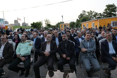 تصاویر/ آغاز عملیات اجرایی پل بسیج اردبیل با حضور وزیر کشور