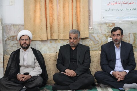 مراسم شهادت امام جواد(ع) در مدرسه علمیه بوشهر