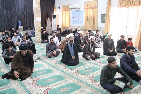 مراسم شهادت امام جواد(ع) در مدرسه علمیه بوشهر