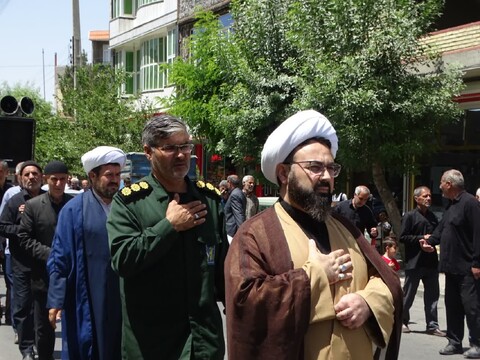 تصاویر/ سوگواری خیابانی مردم چهاربرج در عزای امام جواد علیه السلام