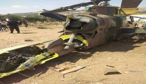 تحطم طائرة مروحية عسكرية تابعة لسلاح الجو الملكي الأردني