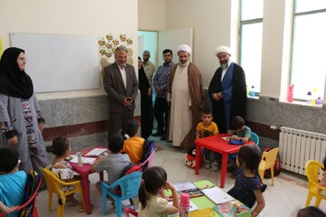 تصاویر/ بازدید امام جمعه ماهدشت از مجتمع فرهنگی محمد امین