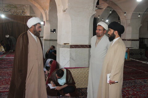 تصاویر / بازدید مدیر حوزه علمیه استان قزوین از امتحانات مدارس علمیه استان