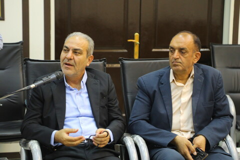 تصاویر / دیدار مدیرعامل صندوق بازنشستگی کشوری با تولیت حرم کریمه اهل بیت (ع)