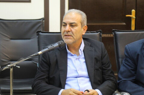 تصاویر / دیدار مدیرعامل صندوق بازنشستگی کشوری با تولیت حرم کریمه اهل بیت (ع)