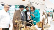 بازدید معاون شورای هماهنگی تبلیغات اسلامی از جشنواره «تلاش با برکت» + عکس