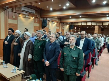 تصاویر/ مراسم روز ملی بسیج اساتید شهرستان ابهر