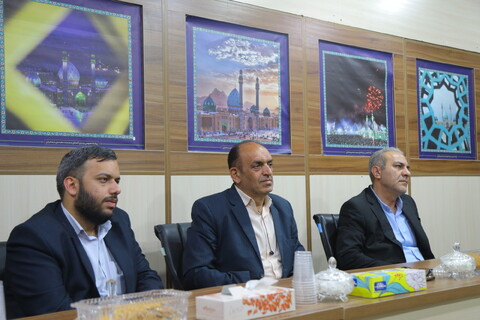 تصاویر / دیدار مدیرعامل صندوق بازنشستگی کشوری با تولیت مسجد مقدس جمکران