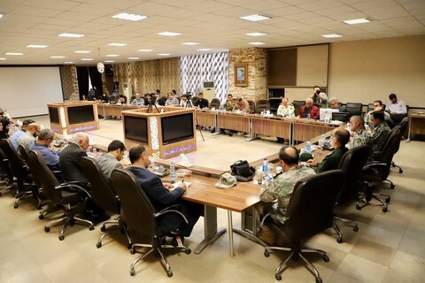 تصاویر/ نشست خبری معاون فرهنگی و تبلیغات دفاعی ستاد کل نیروهای مسلح در تبریز