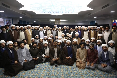 تصاویر/ نشست جمعی از منبریهای قم با حجت الاسلام والمسلمین استاد انصاریان