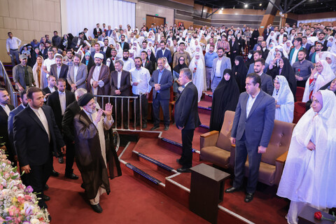 تصاویر/ آیین گرامیداشت هفته ازدواج با حضور رئیس جمهور