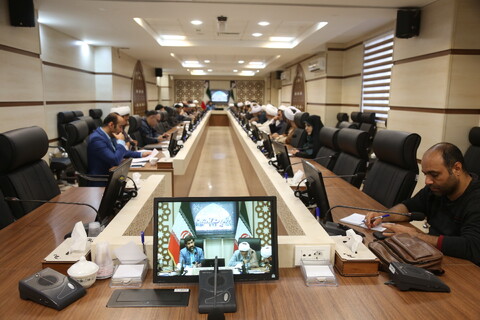 تصاویر/ نشست مشترک دبیران ستادهای راهبردی حوزه های علمیه
