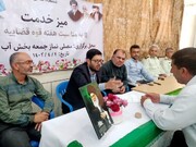 تصاویر/ برپایی میز خدمت در برخی مصلاهای جمعه استان بوشهر