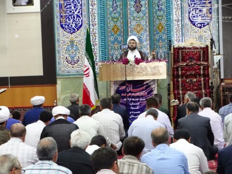 تصاویر/ اقامه نماز جمعه شهرستان چهاربرج