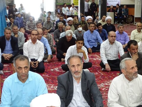 تصاویر/ اقامه نماز جمعه شهرستان چهاربرج