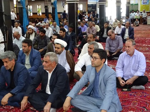 تصاویر/ اقامه نماز جمعه شهرستان چهاربرج