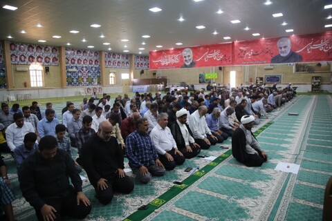 تصاویر/ اقامه نماز جمعه در شهر اهرم