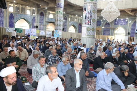 تصاویر/ اقامه نماز جمعه در خرم دره