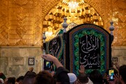 تصاویر/ تشییع نمادین تابوت امام محمد باقر(ع) در کربلا