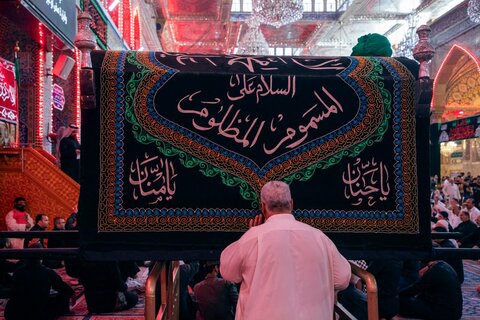 تصاویر/ تشییع نمادین تابوت امام باقر علیه السلام