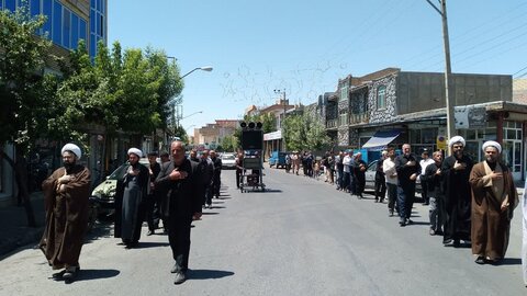 تصاویر/ دسته عزاداری به مناسبت شهادت امام باقر(ع) در چهاربرج