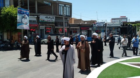 تصاویر/ دسته عزاداری به مناسبت شهادت امام باقر(ع) در چهاربرج