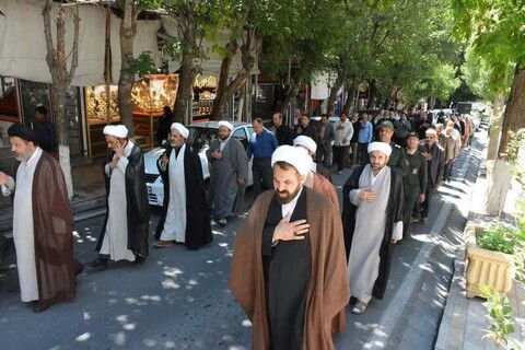 تصاویر/ مراسم عزاداری شهادت امام باقر ( ع) در ماکو