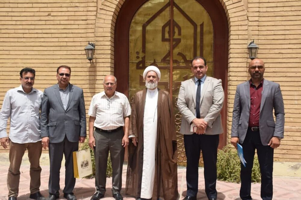 دیدار مسئولان کنگره علامه ملاعبدالله بهابادی با مرکز بیت الحکمه بغداد
