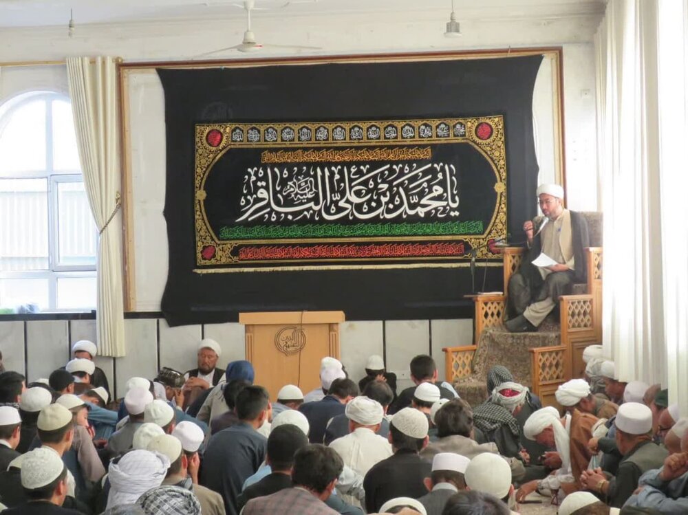 برگزاری مراسم شهادت امام باقر(ع) در مرکز فقهی ائمه اطهار کابل