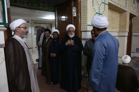 مراسم ترحیم مرحوم حجت الاسلام والمسلمین آشتیانی در مرکز مدیریت حوزه‌های علمیه