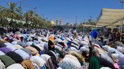 زمزمه دعای عرفه با حضور میلیونی زائران در بین‌الحرمین طنین‌انداز شد