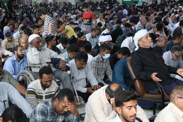 تصاویر/ دعای عرفه در گلزار شهدای بندرعباس