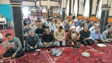 تصاویر/ مراسم قرائت دعای عرفه در چهاربرج