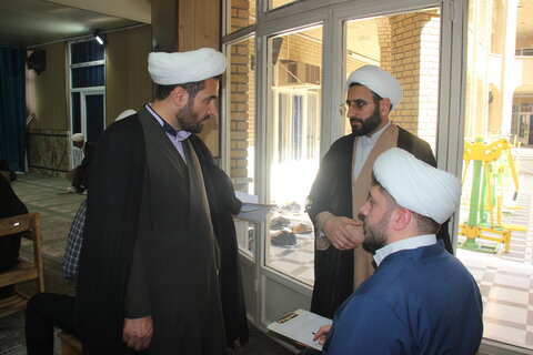 تصاویر / بازدید مدیر حوزه علمیه استان قزوین از مدارس علمیه استان
