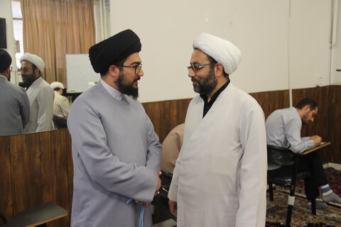 تصاویر / بازدید مدیر حوزه علمیه استان قزوین از مدارس علمیه استان