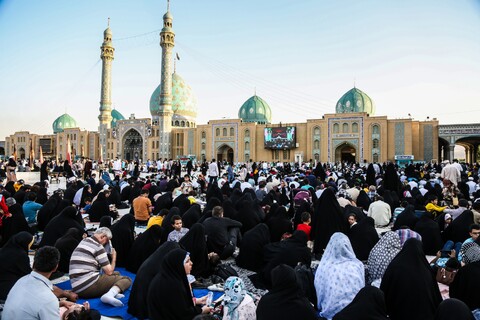 تصاویر/ مراسم دعای عرفه در مسجد مقدس جمکران