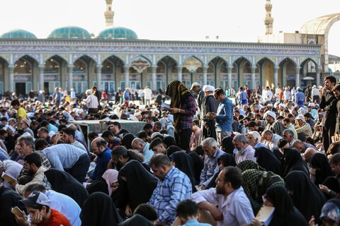 تصاویر/ مراسم دعای عرفه در مسجد مقدس جمکران