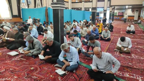 تصاویر/ مراسم قرائت دعای عرفه در چهاربرج