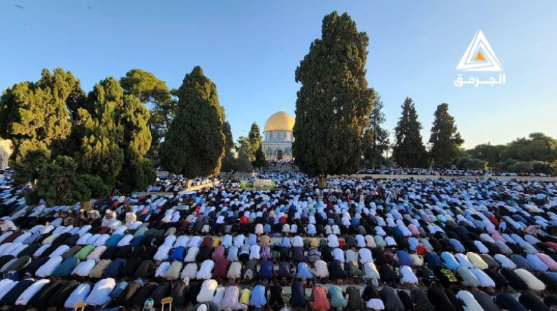 اقامه نماز عید قربان در مسجد الاقصی