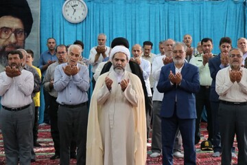 اقامه نماز عید قربان در شهرستان جلفا به روایت تصویر