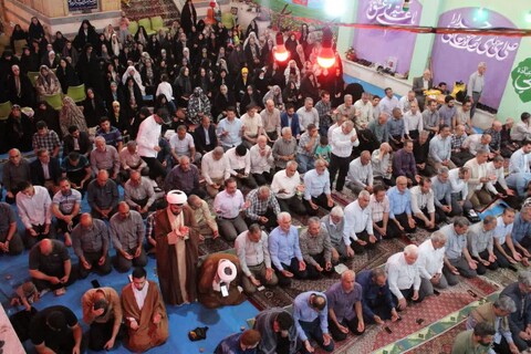 تصاویر/ برگزاری دعای عرفه در مسجد بقیة الله ارومیه