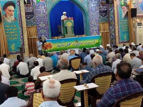 اقامه نماز عید قربان در بوشهر به روایت تصویر