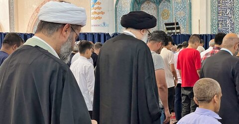 تصاویر/ حضور نماینده ولی فقیه در استان البرز در نماز عید قربان نظر آباد