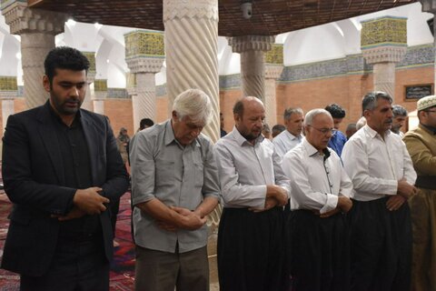 تصاویر/ اقامه نماز عید قربان در مسجد جامع سنندج