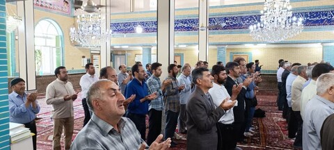 تصاویر/ اقامه نماز عید قربان در شهرستان شربیان